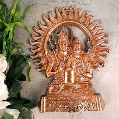 Shiv Parvati wall hanging - Apkamart