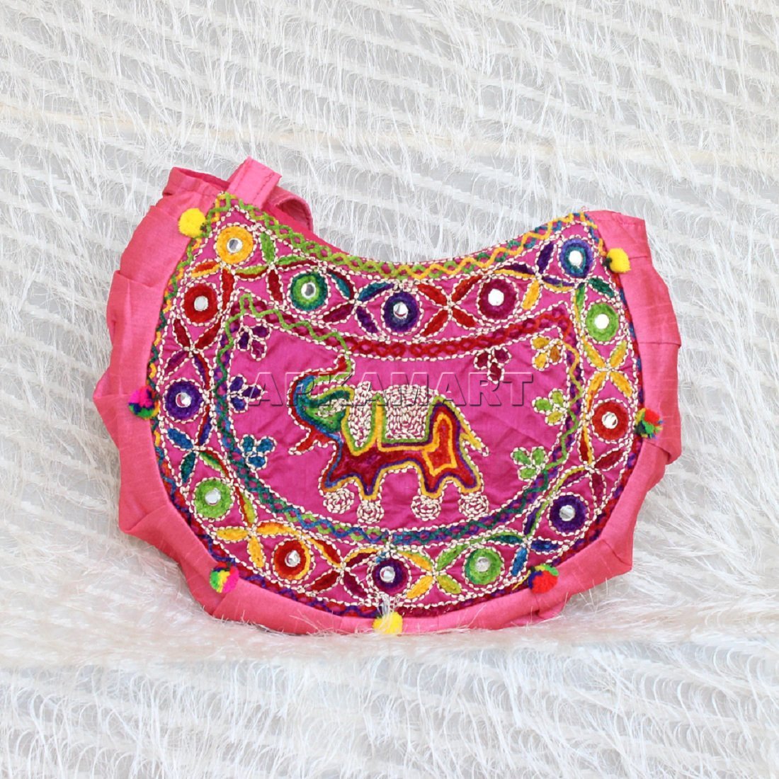 Women Tote Bag handbag banjara bag designer ethnic Rajasthani hand-made  embroidered by spj It Up