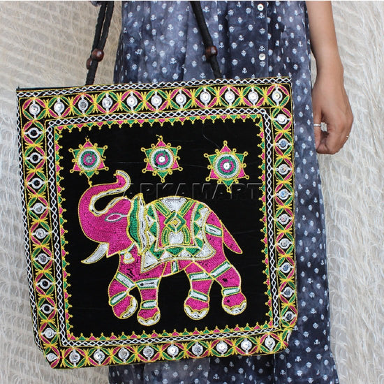 apkamart traditional gujarati tote bag