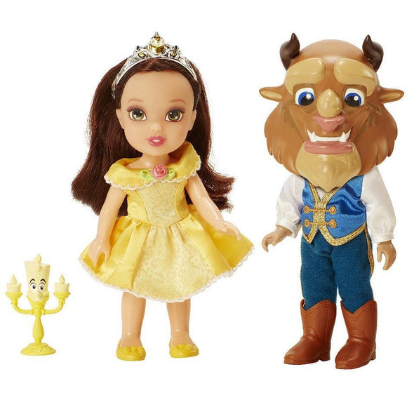 belle and beast doll set