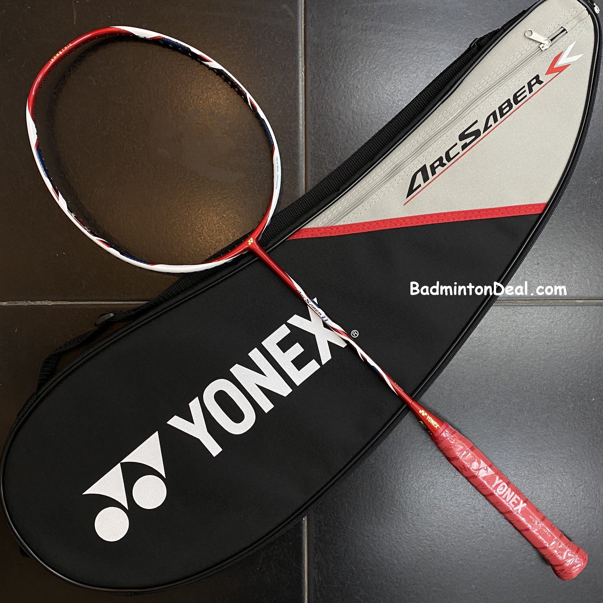 YONEX ARCSABER 11 ARC11 Racquet (Metallic Red) – BadmintonDeal.com