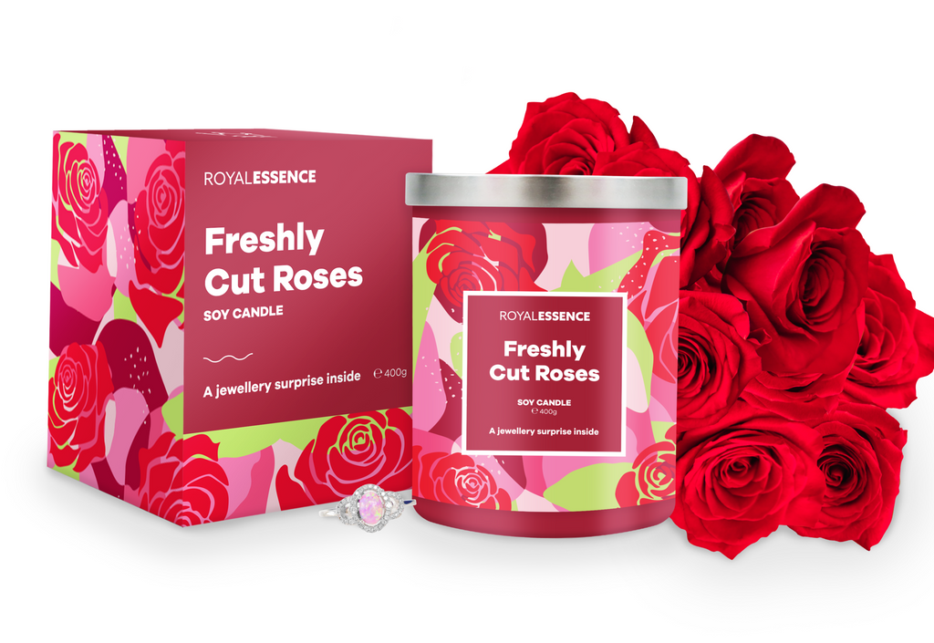 Freshly Cut Roses Jewellery Candle