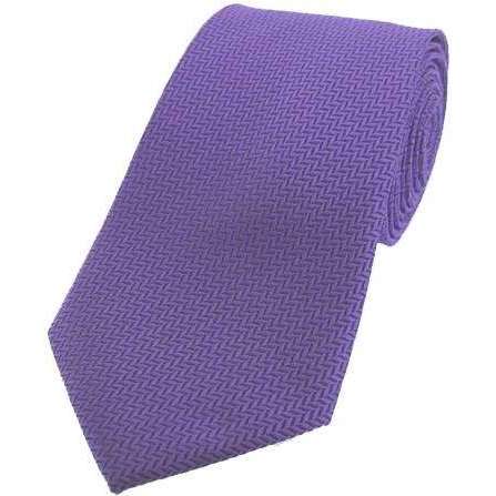 Lilac Herringbone Silk Tie | Lilac Tie | David Van Hagen