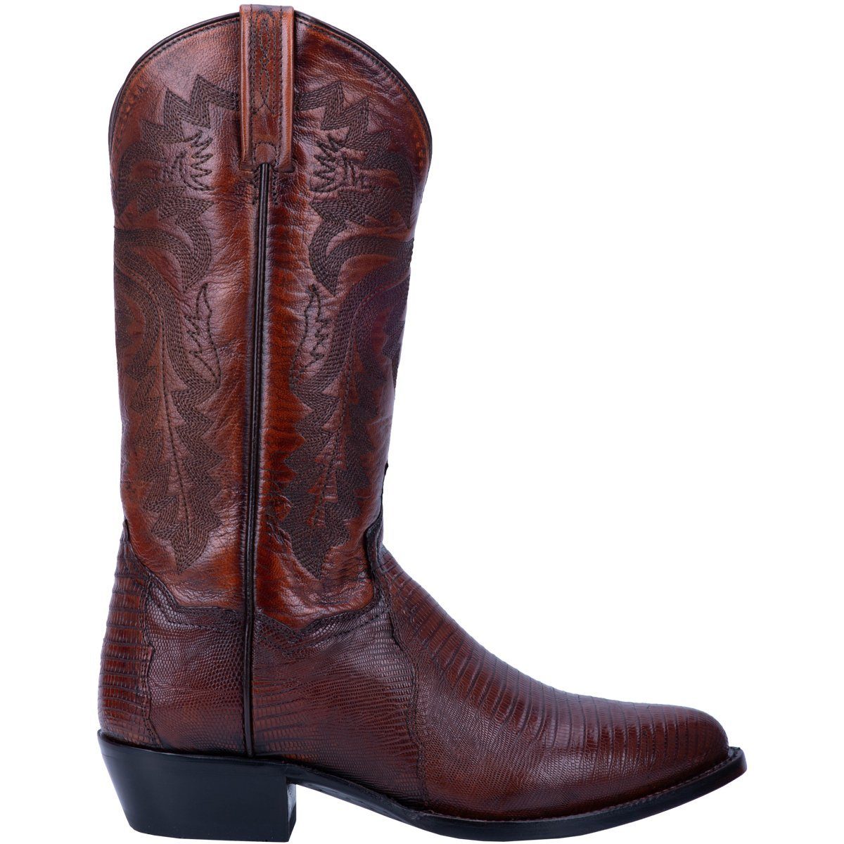 Dan Post Winston Lizard Boot DP3051R Cognac – Large Feet