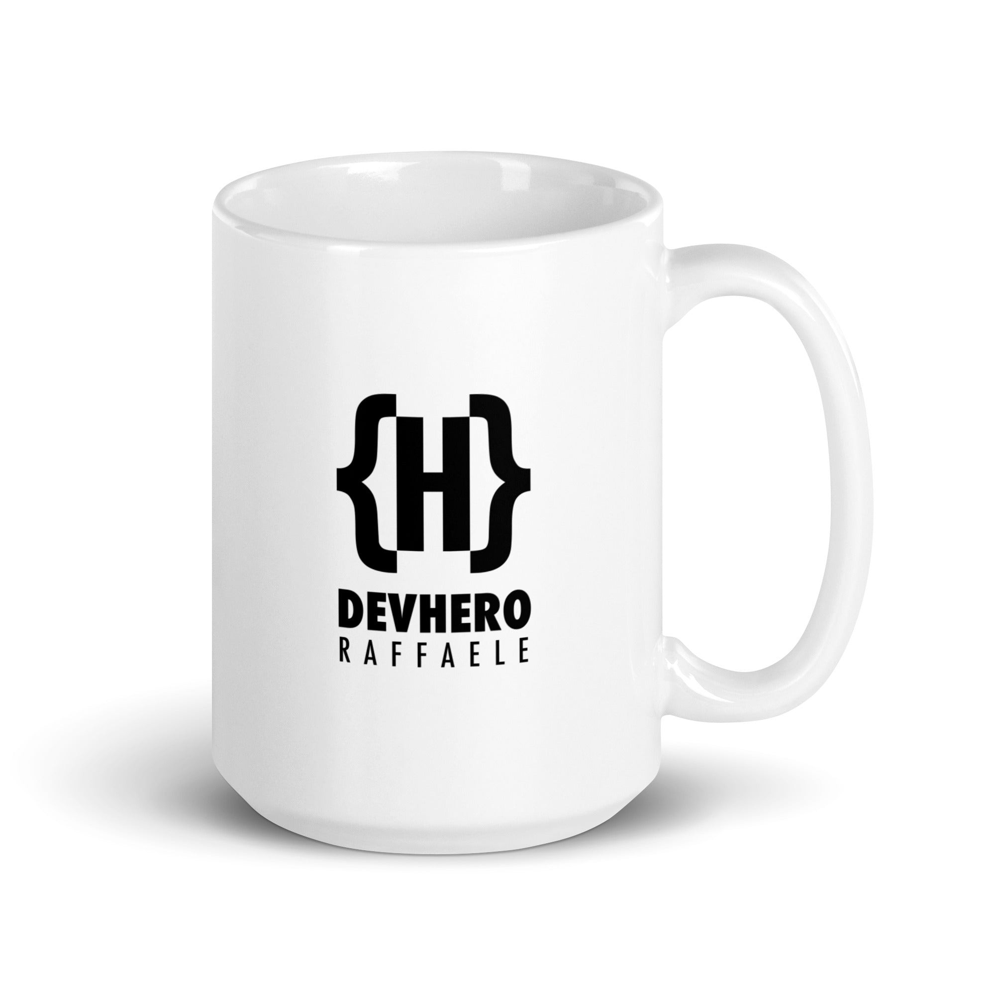 DevHero Raffaele Custom White glossy mug