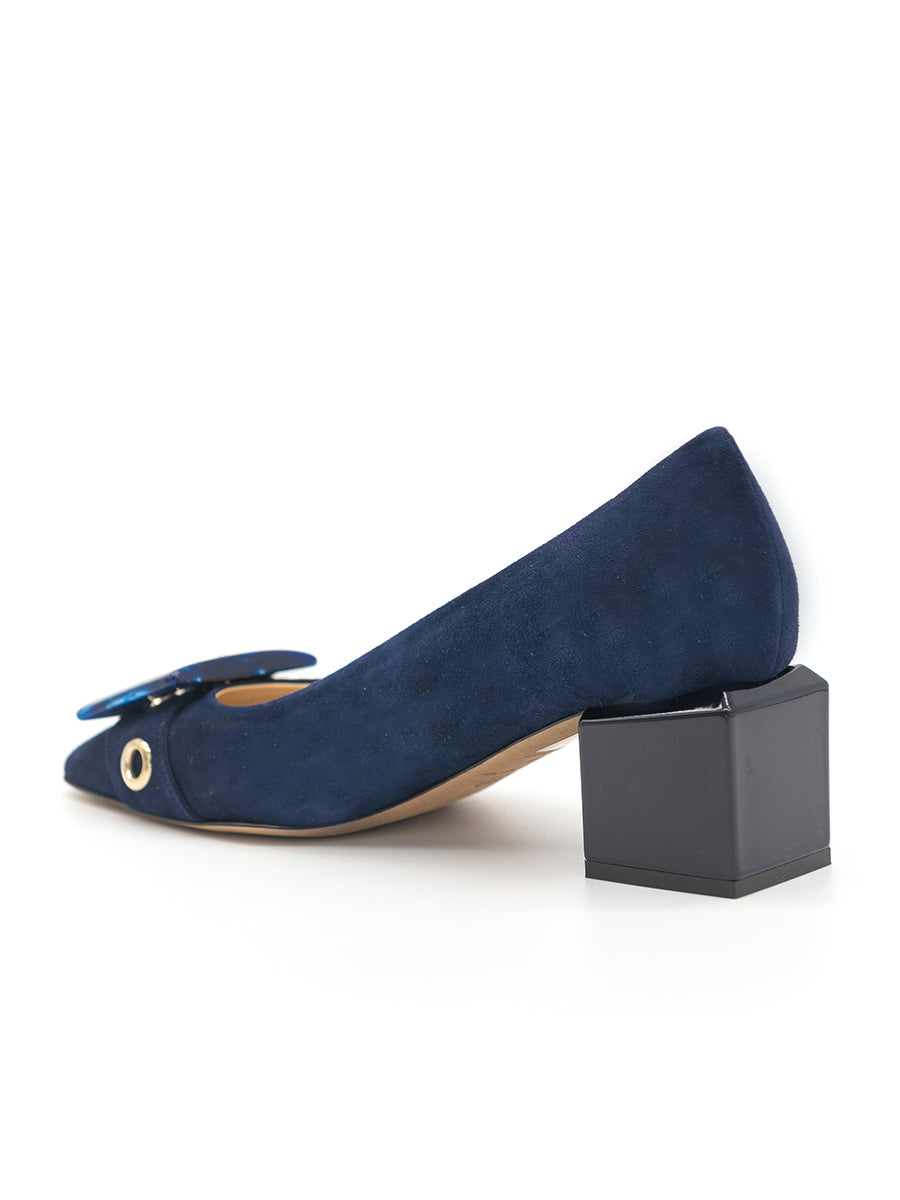 Nuri Block Heeled Pump