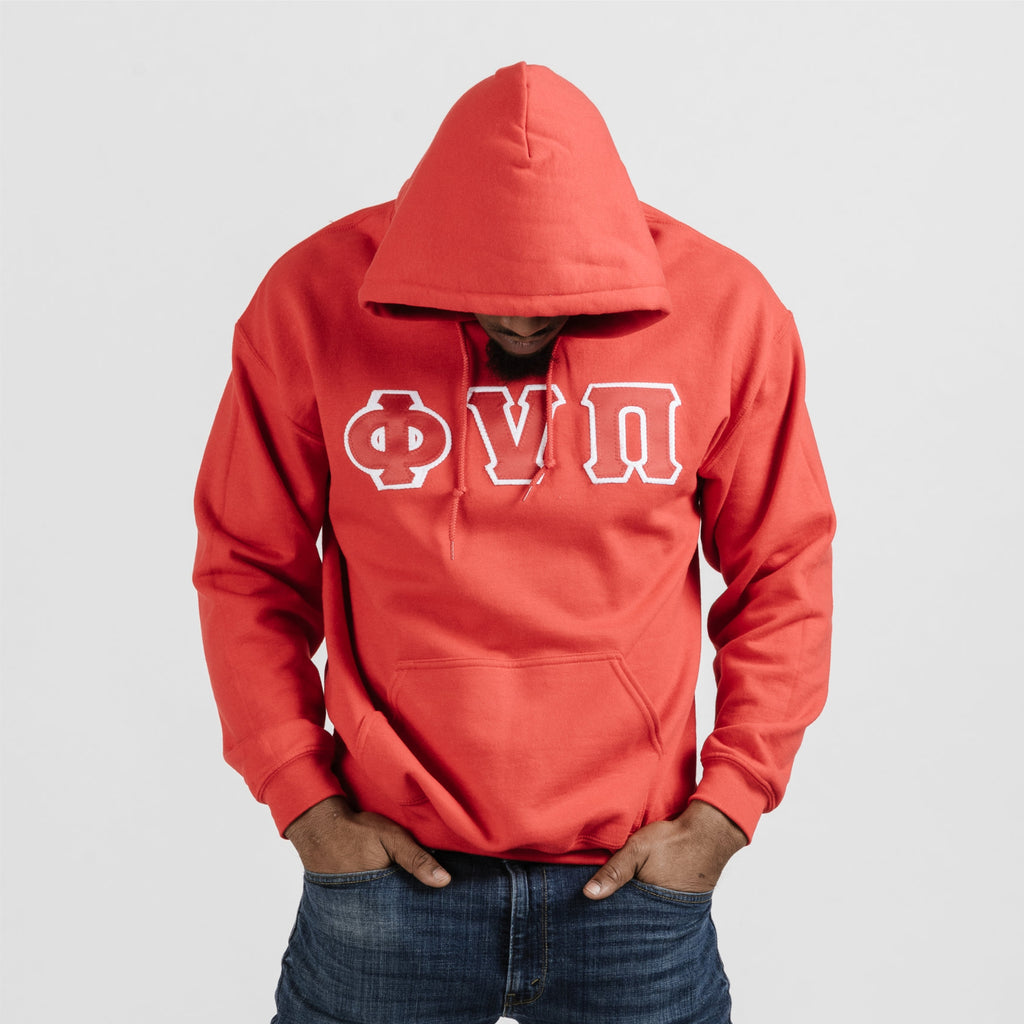 Kappa Alpha Psi Skool Phi 3-Letter Pullover Hoodie (Red) – Nupemall