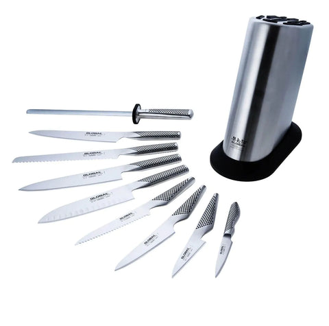 Global G-79627 - 7 Pc. Hiro Knife Block Set – Chef's Arsenal