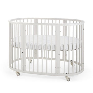 black round crib