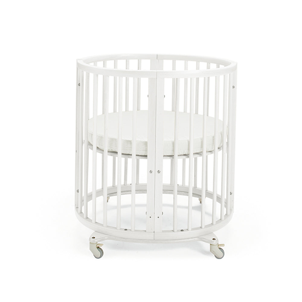 cubby convertible round crib