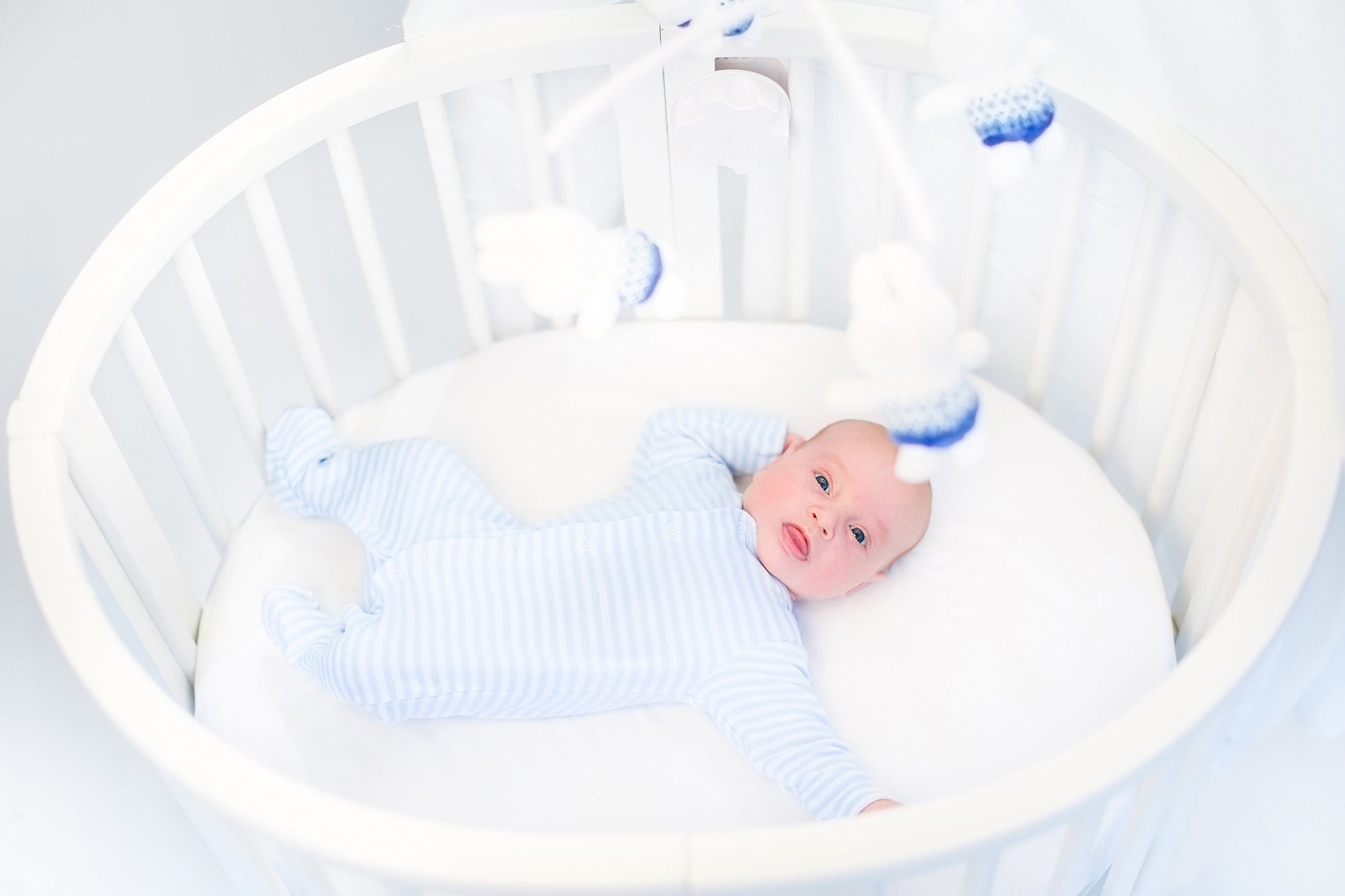 cubby convertible round crib