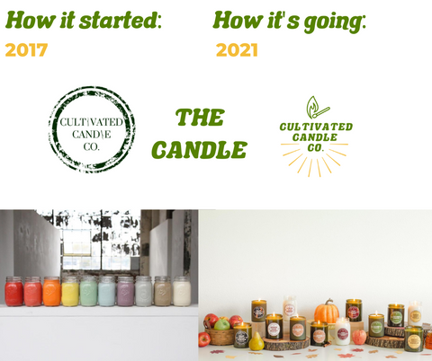 Cultivated Candle Co. candles