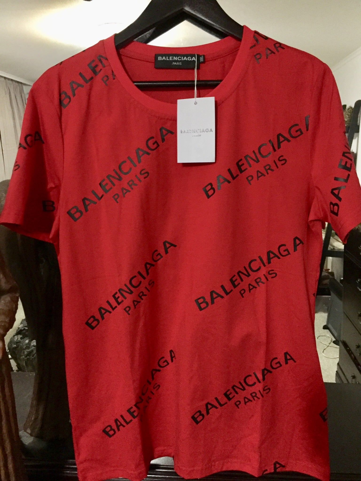 balenciaga t shirt 2017 logo