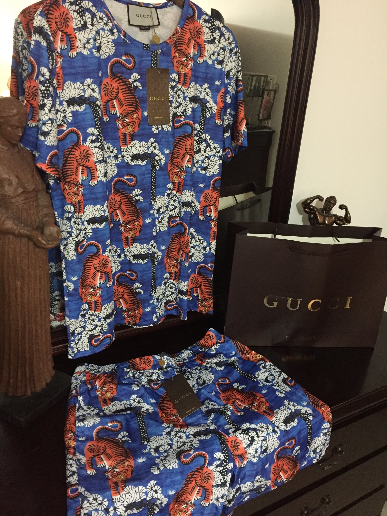 Gucci Bengal Short Set!! 'T Shirt-Eu 