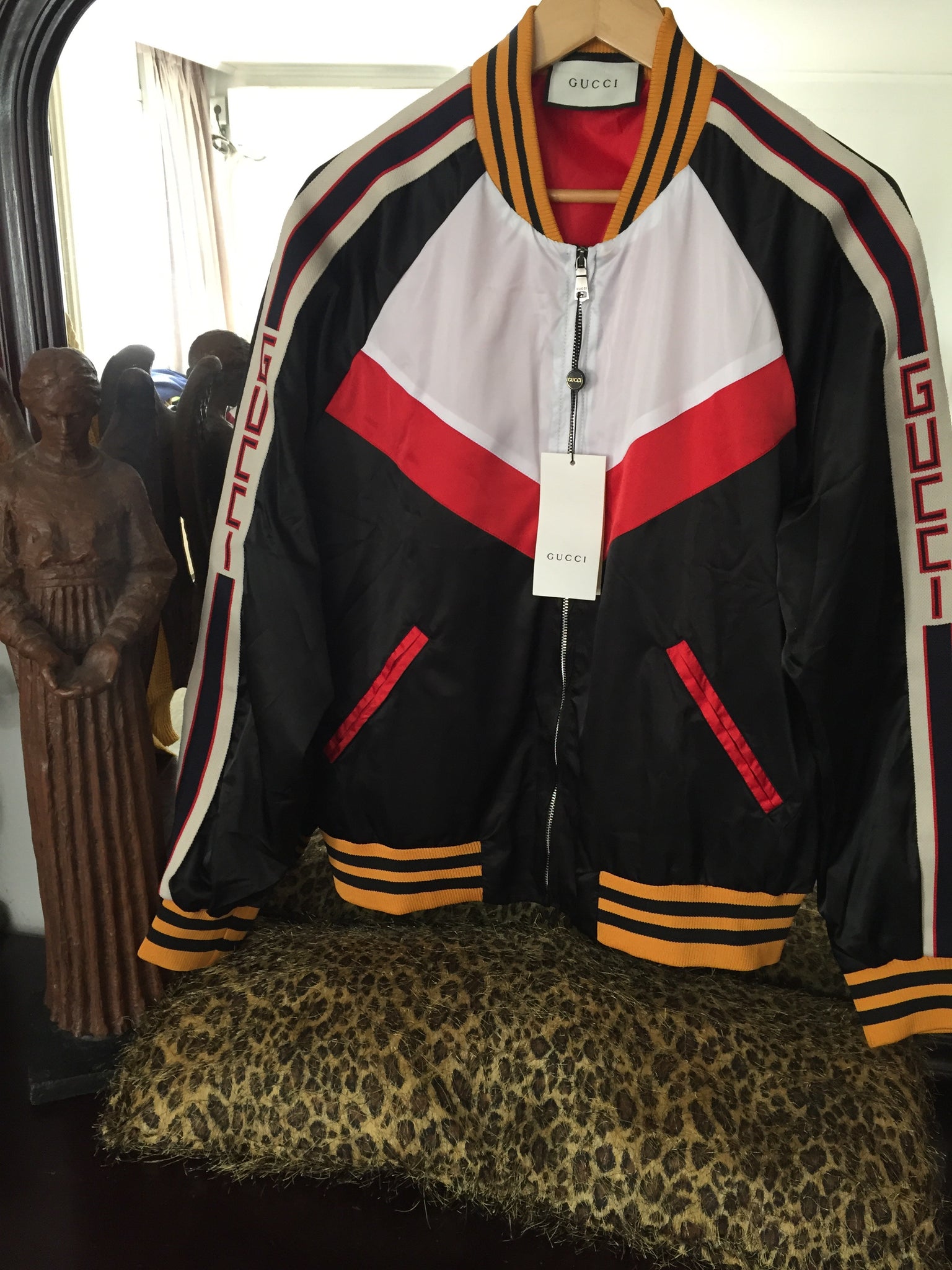 gucci satin jacket