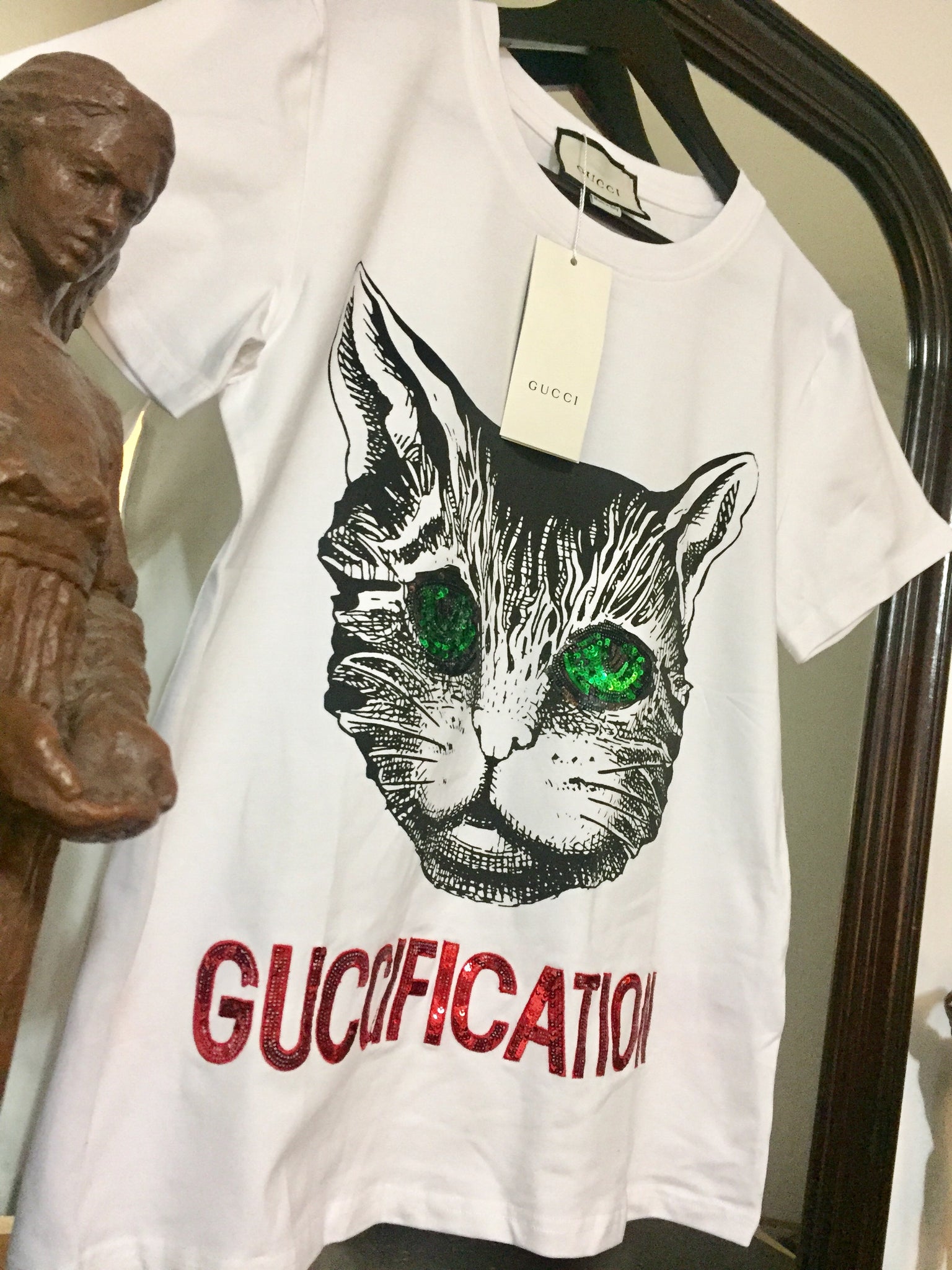 guccification cat shirt