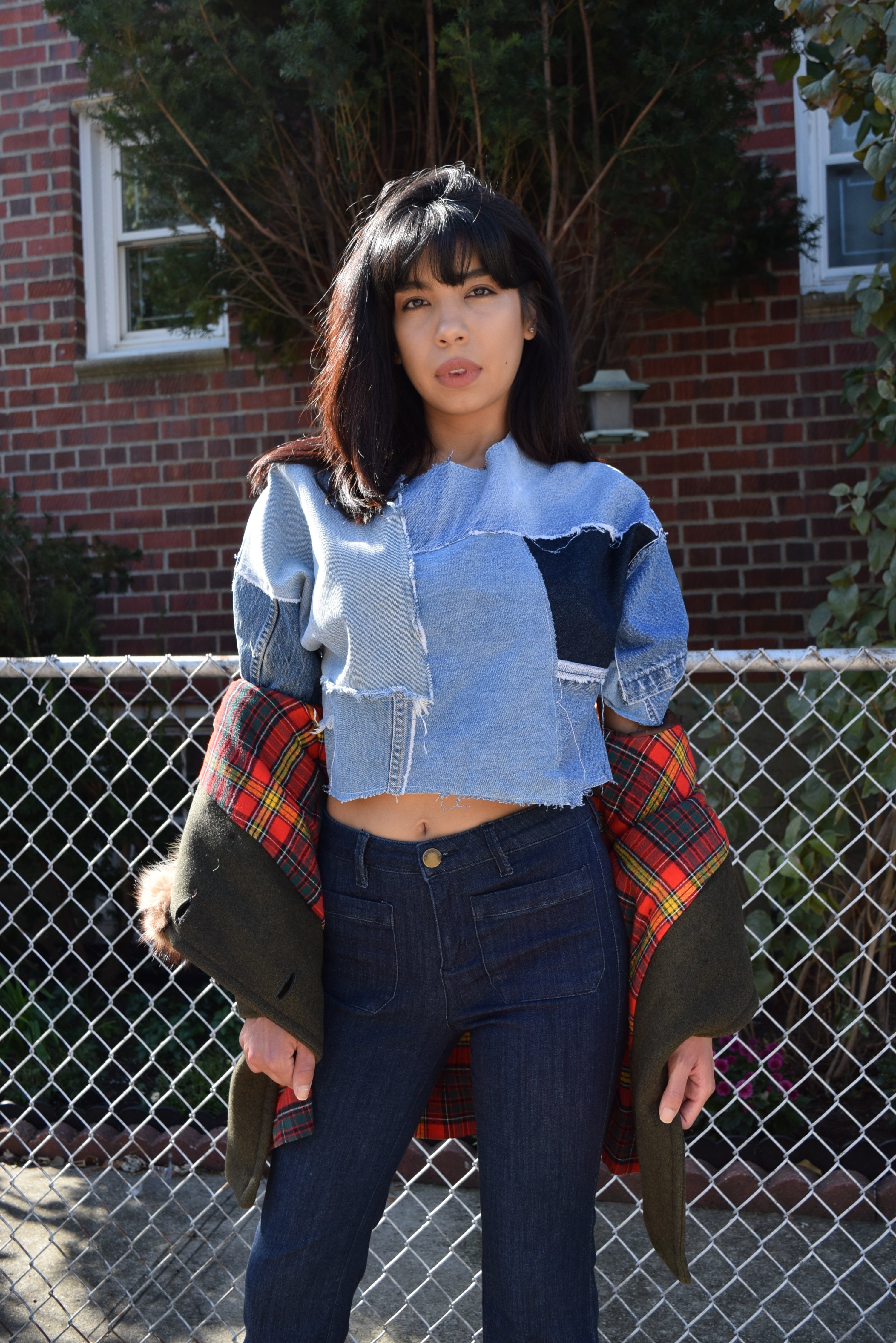 Denim Crop Top For Women- Handmade – AYPE WORKS