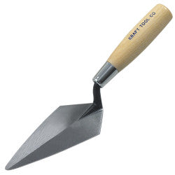 7" x 3" Pointing Trowel with Wood Handle