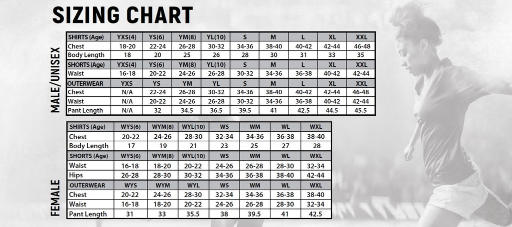 Sizing Chart