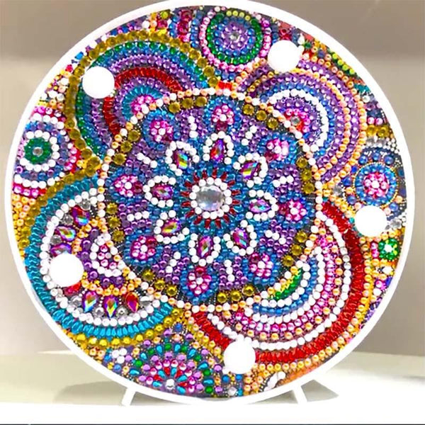 Buy DIY Circle Mandala Light DIamond Painting at 30% Off | Pretty Neat