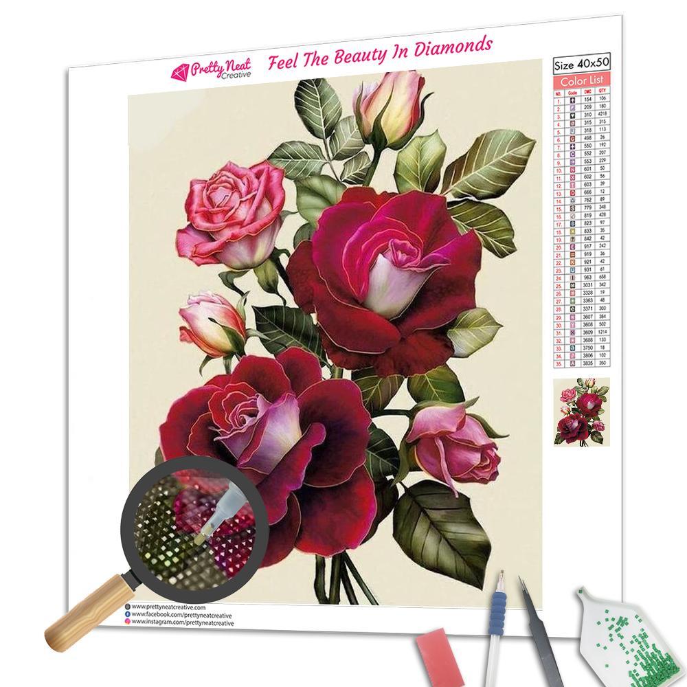 Red Roses Diamond Painting Pretty Neat Creative