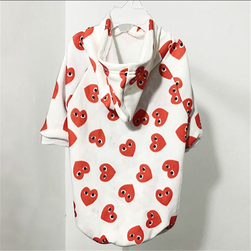 cdg dog hoodie