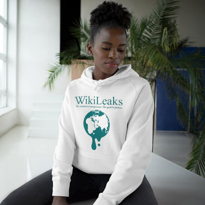 WikiLeaks Dripping Globe - Unisex Pocket Hoodie Sweatshirt