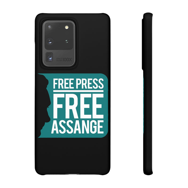 Free Press Free Assange - Phone Case