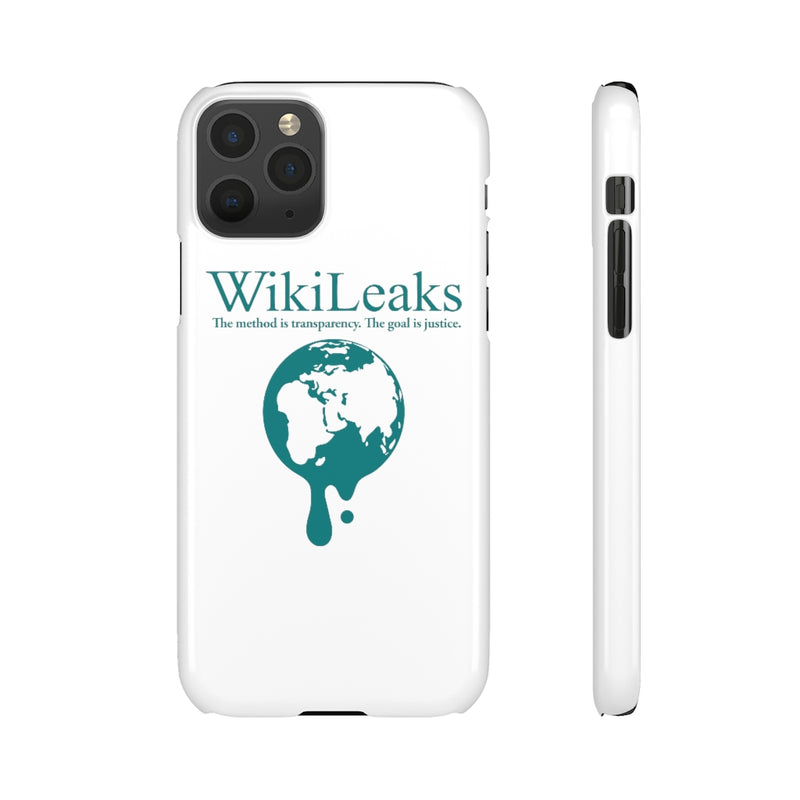 WikiLeaks Dripping Globe - Phone Case