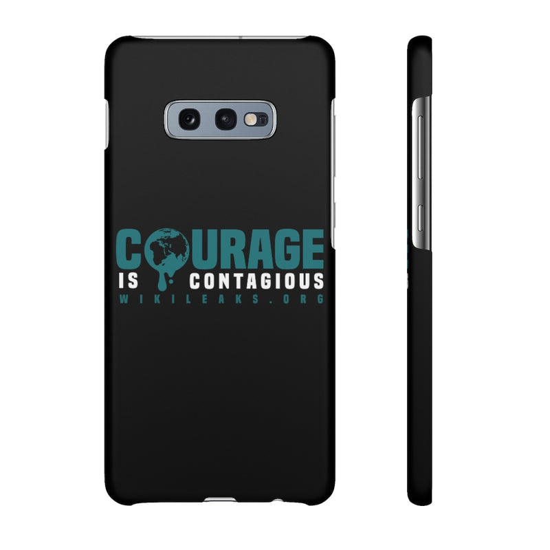 Courage is Contagious - WikiLeaks.org - Phone Case