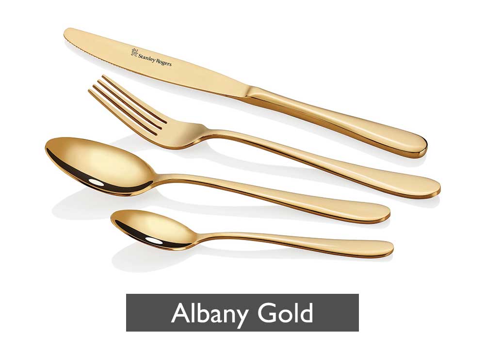 Stanley Rogers Cutlery Albany Gold