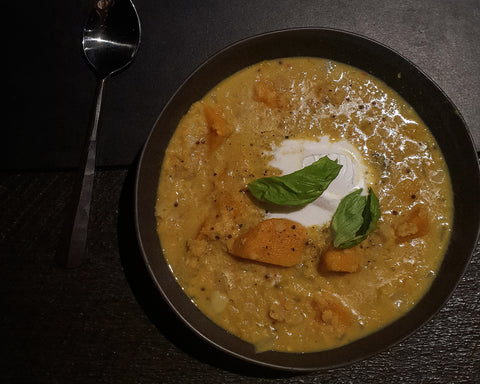 Red Lentil, Pumpkin & Coconut Dahl