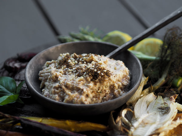 ALMOND & HEMP HUMMUS WITH ROASTED WATTLESEED