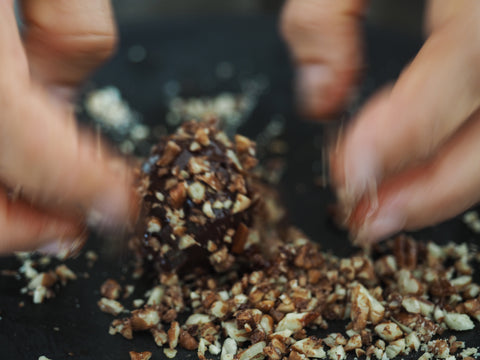 Raw Hazelnut Rocher Balls