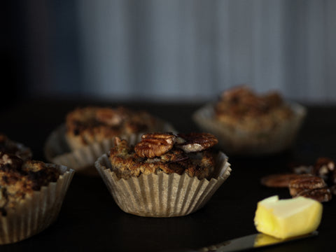 Apple & Pecan Tigernut muffins