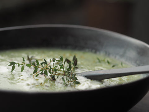 Creamy Broccoli & Cauliflower Soup