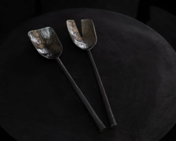 Burnished Lodge Flatware, Rustic Silverware