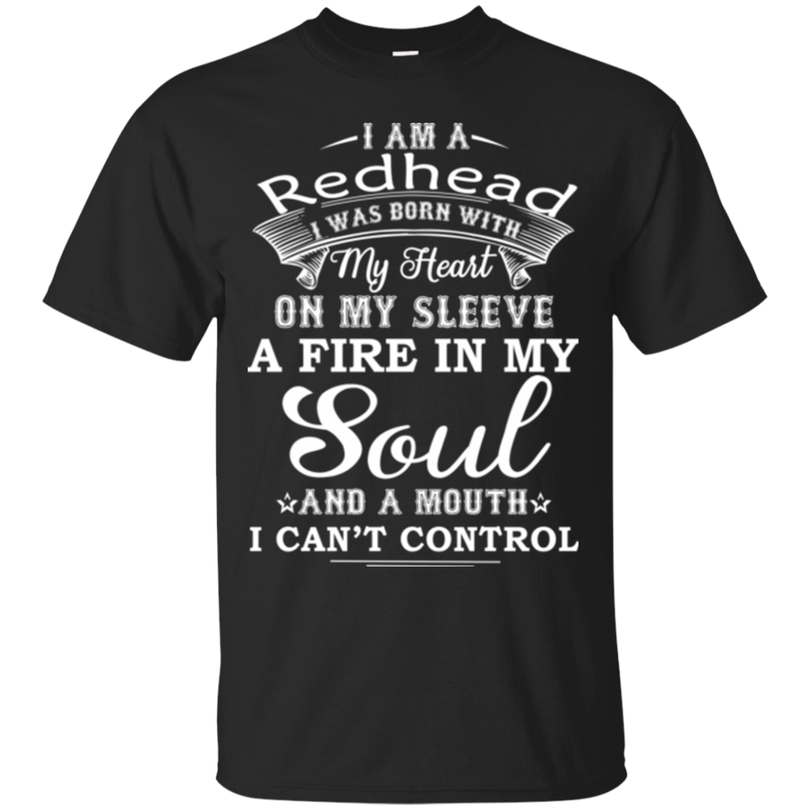 Redhead Shirts I Was Born With My Heart On My Sleeve - Teesmiley