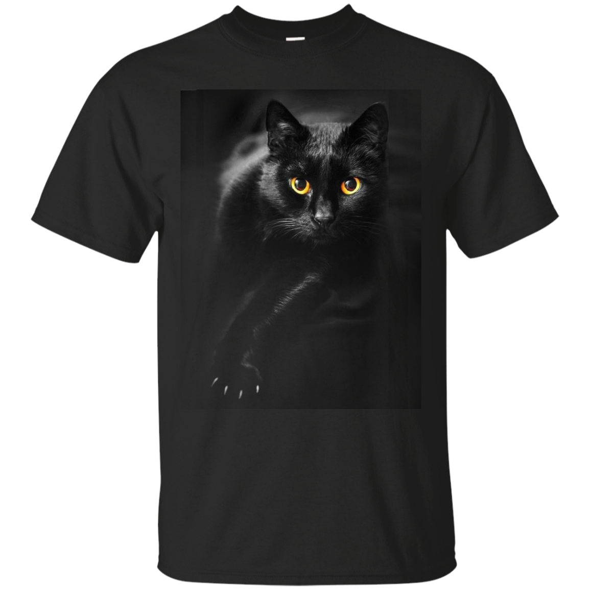 Cat Shirts Black Cat Art - Amyna