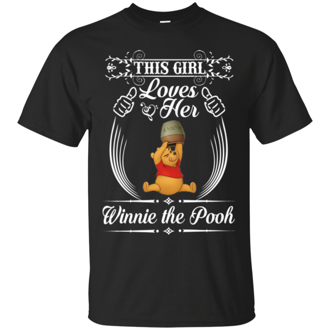 Winnie The Pooh Shirts This Girl Loves Winnie The Pooh - Amyna