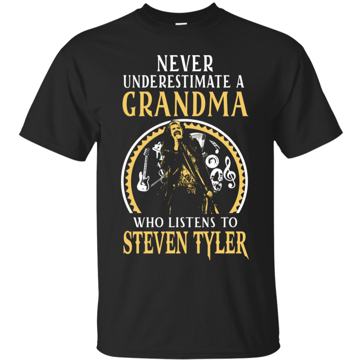 Steven Tyler Grandma Shirts Grandma Listens To Steven Tyler - Teesmiley