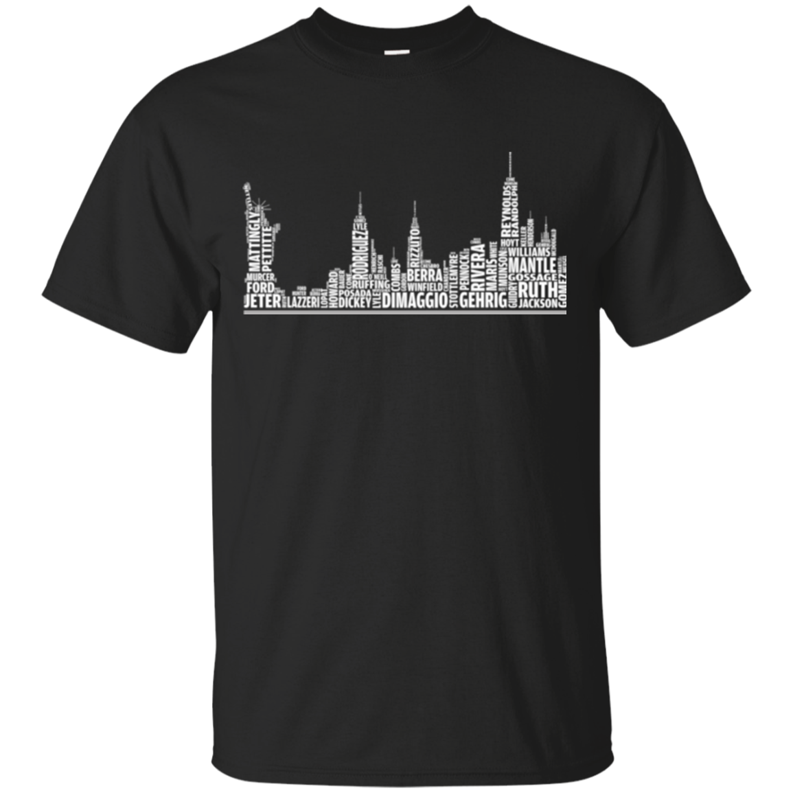 New York City Skyline Typography Shirts Teesmiley 