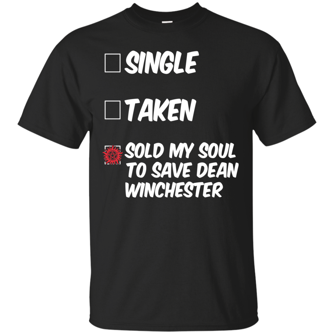 Dean Winchester Supernatural Shirts Sold My Soul - Teesmiley