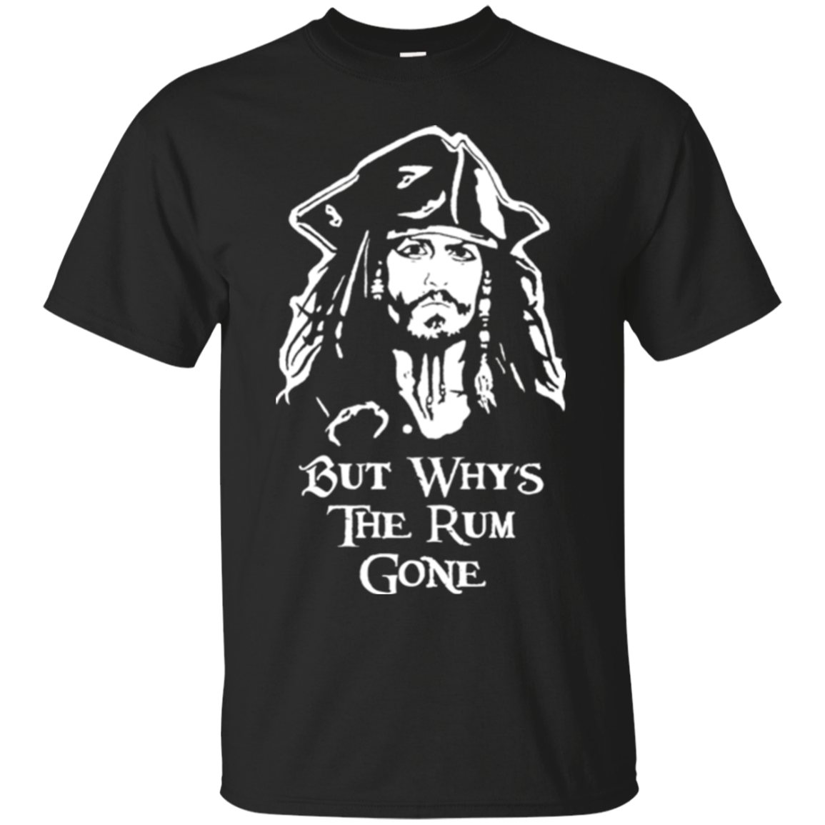 Pirates Of The Caribbean Shirts Jack Sparrow Why's The Rum Gone - Amyna
