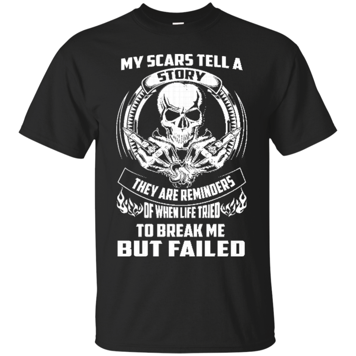 Man Shirts My Scars Tell A Story T shirts - Teesmiley