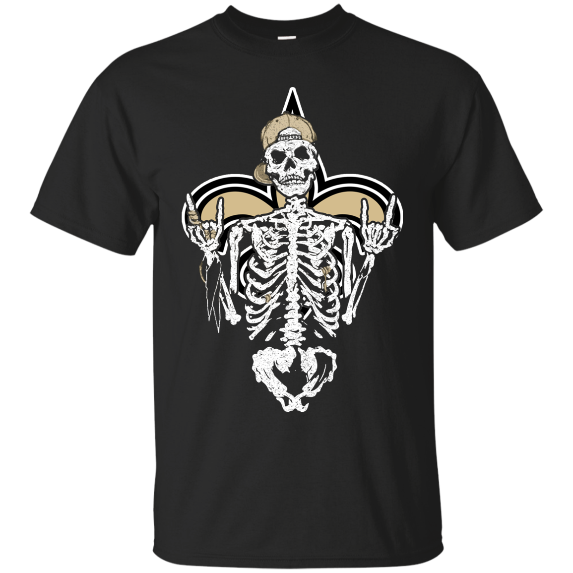 New Orleans Saints Skeleton Halloween Shirts – Teesmiley