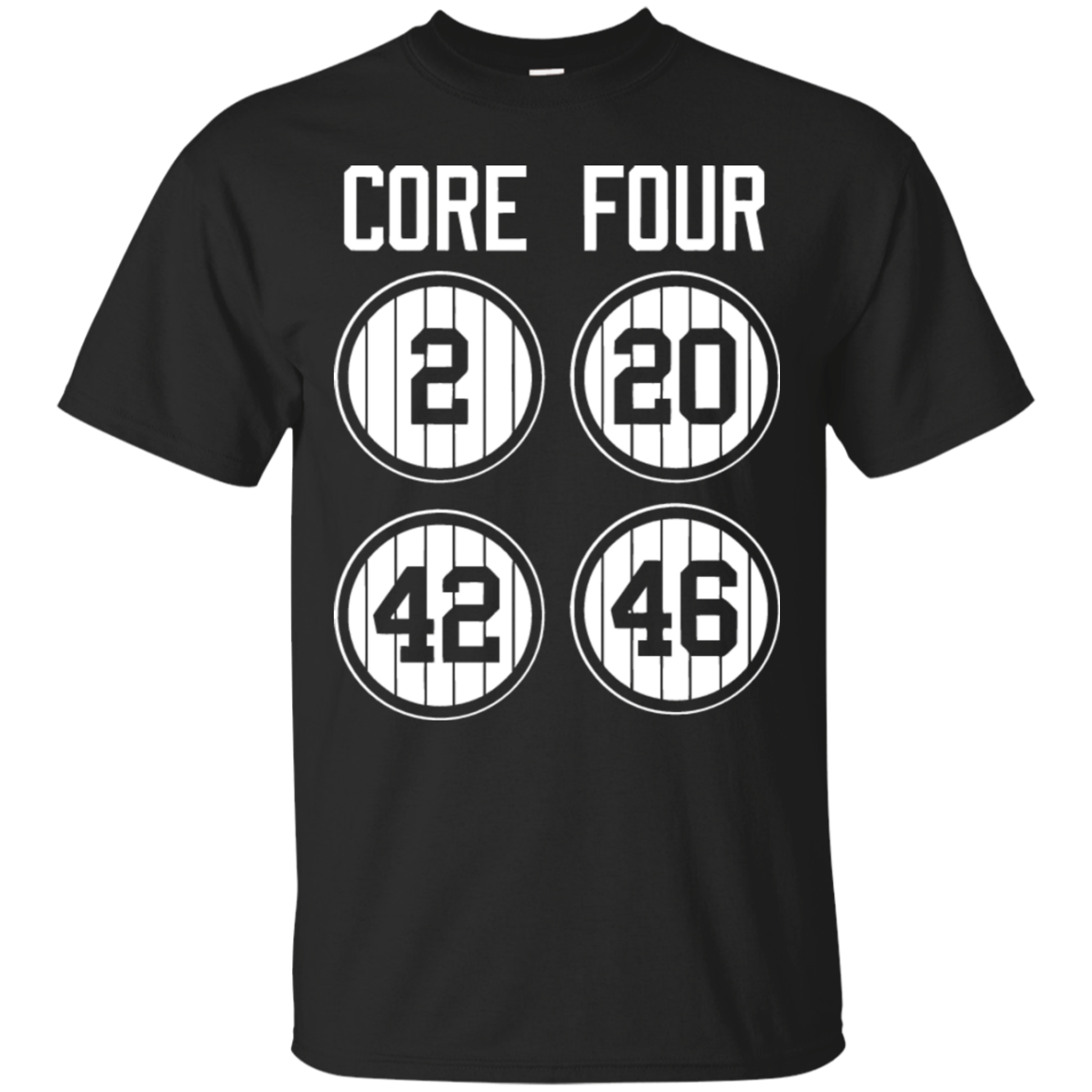 yankees core four t shirt