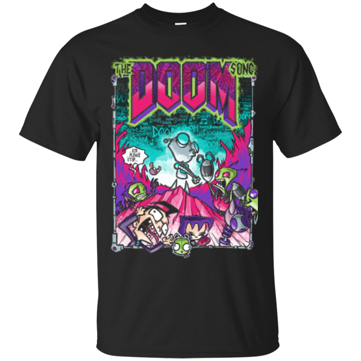 Invader Zim Shirts The Doom Song - Teesmiley