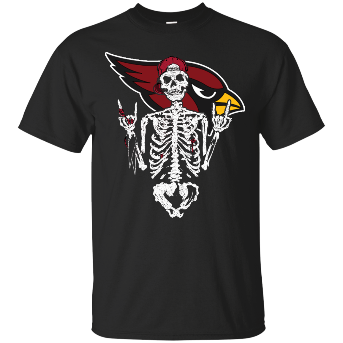 Arizona Cardinals Skeleton Halloween Shirts - Teesmiley
