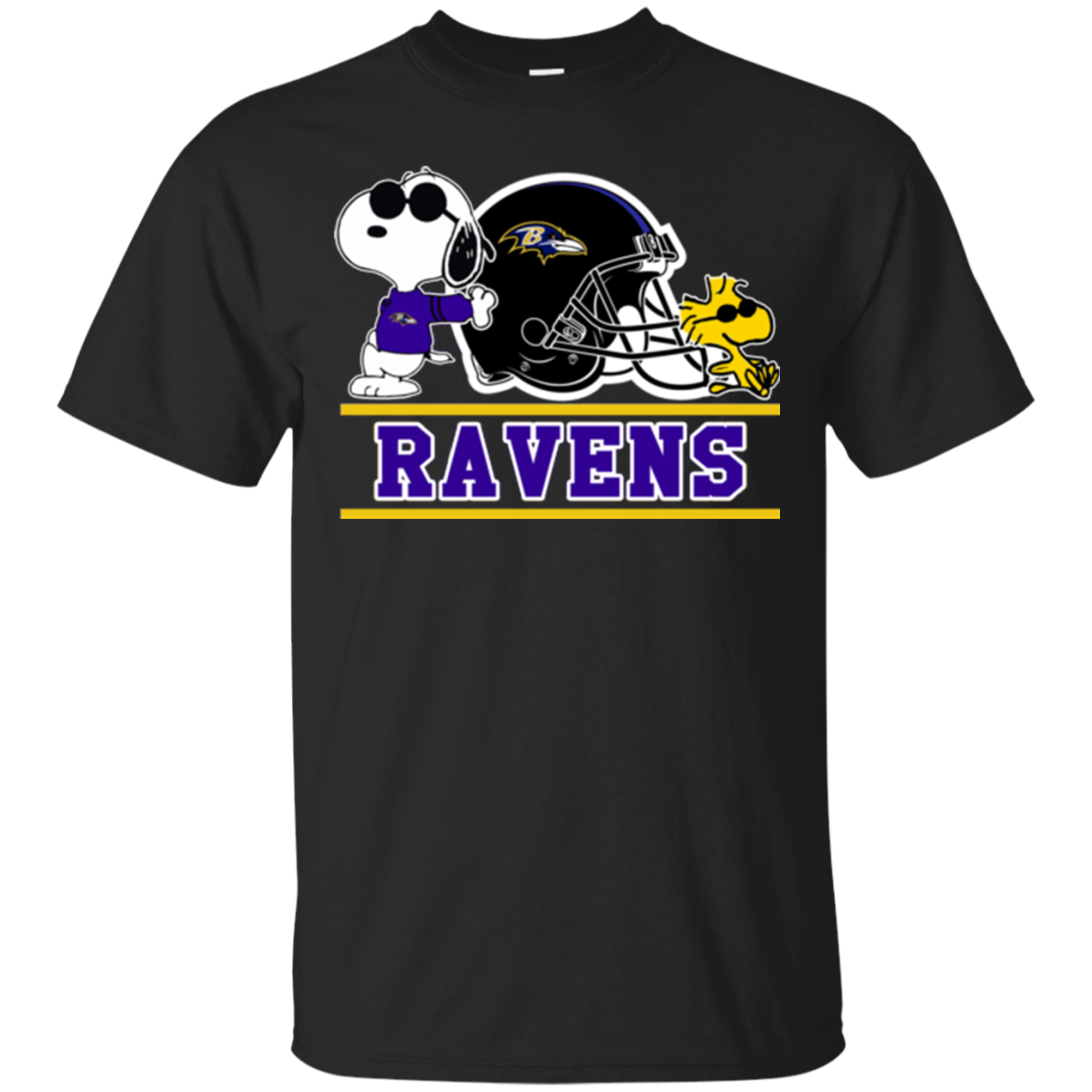Snoopy Baltimore Ravens T shirts - Teesmiley